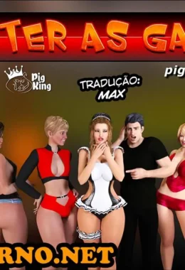 História Hot: Gang Bang Insano em Quadrinhos 3D de Sexo Explícito
