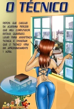Histórias Eróticas em HQ: O Técnico Que Domina Com Prazer e Paixão Explícita