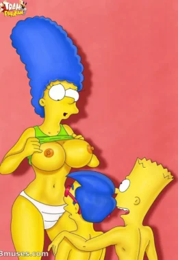 HQ Sexual Explícita: Bart e Marge nos Desenhos Proibidos dos Simpsons