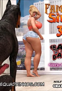 Incesto Proibido: Família em 3D com Sexo Explícito nos Quadrinhos