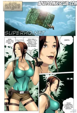 Lara Croft: HQ Proibida com Cenas Explícitas de Sara Hoft e Fetiche Selvagem