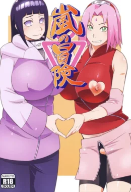 Lições Íntimas das Ninjas: Sakura e Hinata em Quadrinhos Eróticos Explícitos