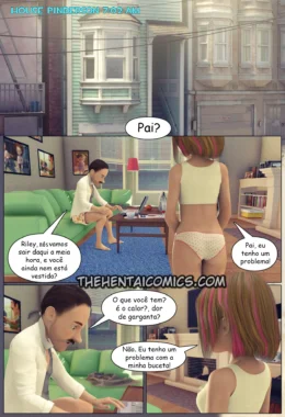 Logon: O Preço do Prazer Proibido – Hentai Pai e Filha em HQ 3D Explícita