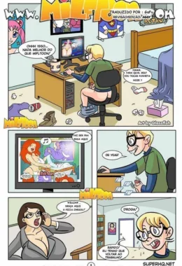 Mãe e Filho Transando sem Limites – Hentai Explícito em HQ