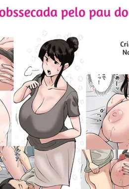 Mamãe devassa implorando pelo pau do próprio filho em HQ erótica picante