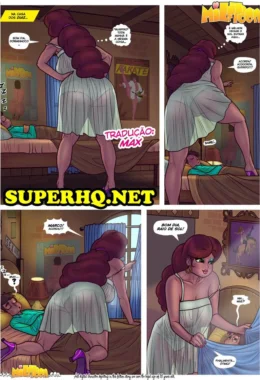 Marco Enfrenta as Milfs Seducentes em Quadrinhos Picantes