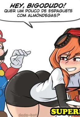 Meggy e Goofy Mario: Uma Aventura Explícita em Quadrinhos de Sexo