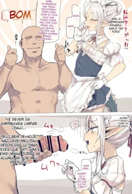 Minha Empregada Tesuda – Hentai de Sexo Explícito – Quadrinhos Eróticos