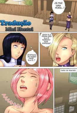 Naruto Fode a Mãe e Sakura em Cena Incesto Explícito – HQ Porno