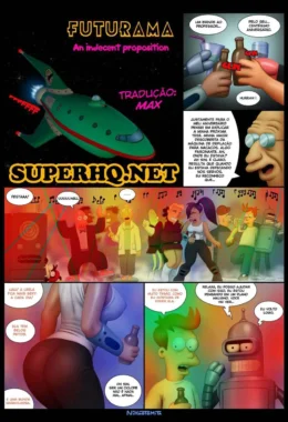 Nessa HQ Alucinante de Futurama, o Sexo Explícito Vai Além dos Limites da Decência!