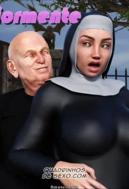 O Pecado Carnal da Irmã Grace: Hentai 3D Explícito em HQ