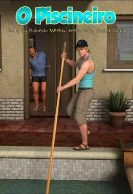 O Piscineiro: O Açougueiro da Piscina Enche o Oficial de Porra