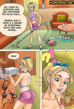 Pai e Filha em Sexo Explícito: HQ Hentai Proibido de Incesto