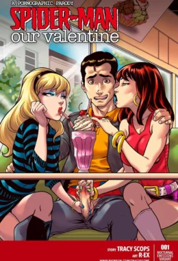 Peter Parker Dominando Gwen e Mary Jane em Cena Quente de Menage Atrás