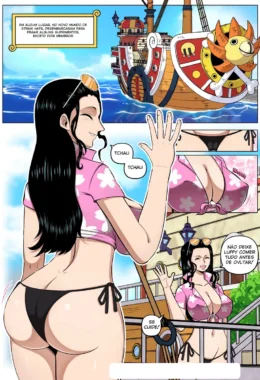 Piratas do Prazer: Robin e Zoro em uma Noite Explícita de Foda Brutal