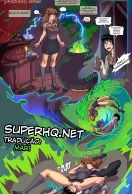 Poção do Prazer: Hermione e Harry em Cena Explícita nos Quadrinhos