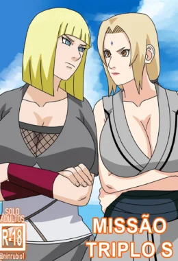 Porno Explícito: Suruba Enfrentando a Samui e a Tsunade com Naruto