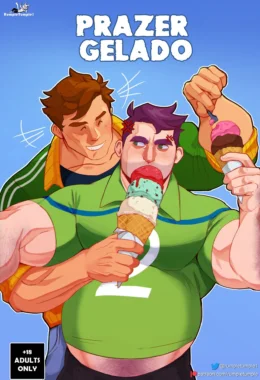 Prazer Gelado: Comilança de Pica em Aventuras Explícitas de Sexo Gay