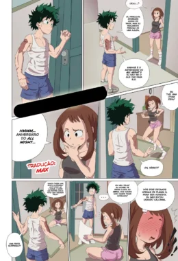 Presente Explícito: Hentai Intenso de My Hero Academia Para Fãs Adultos