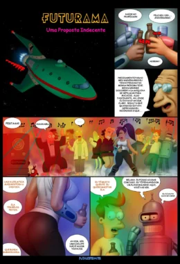 Quadrinhos de Futurama Picantes: Uma Proposta Erótica Explícita
