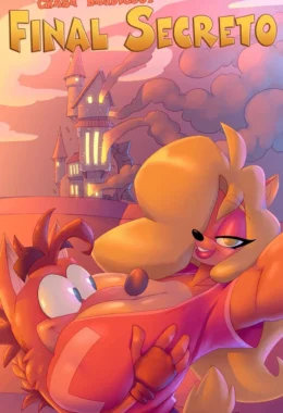 Quadrinhos Eróticos com Crash Bandicoot e Tawna em Ação Explícita e Safada