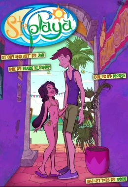 Quadrinhos Eróticos Explícitos: Aventuras Calientes na Praia de Santo