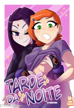 Quadrinhos Eróticos Explícitos: Gwen Tennyson e Ravena em Cena Lésbica Intensa
