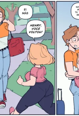 Quadrinhos Explícitos de Sexo Incestuoso: Vício em Prazer na Temporada de Verão