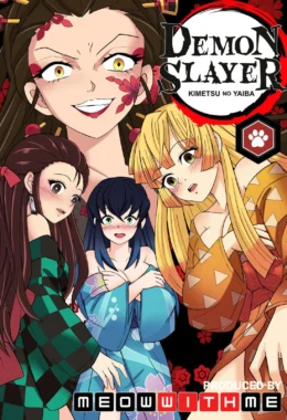 Rola no Distrito da Luz Vermelha: Daki transforma Uzui em futanari no Hentai HQ de Demon Slayer