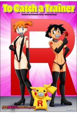 Safada Tentando Pegar Seu Treinador Pokémon em HQ Explícita