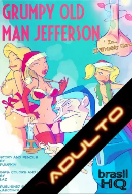 Sedução Proibida: Avô Tarado Abusa da Netinha no Natal em HQ Pornô Explícita