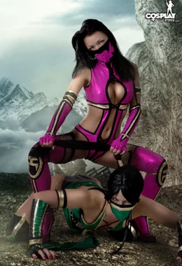 Sexo Explícito 3D – Mulheres de Mortal Kombat em Cena Lésbica Intensa