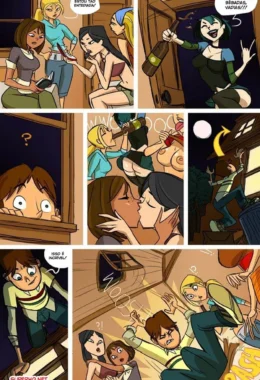 Sexo Explícito dos Personagens de Drama Total em HQ Pornô