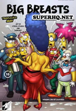 Simpsons: Quadrinhos Eróticos com Peitudas da Família em Ação
