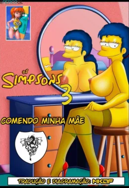 Simpsons Tabu: Mamada Explícita da Marge em HQ Erótica de Incesto