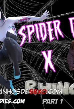 Spider-Gwen Submissa: Rhino Estraga a Garota-Aranha em 3D Explícito