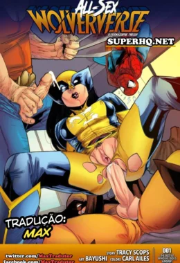 Super HQ Gay: Wolverine e os X-Men em Orgia Explícita, Sexo Brutal e Tesão Absoluto