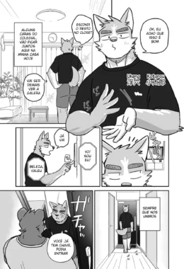 Transando Até a Porta Bater: Hentai Gay Explícito com Cena Quente