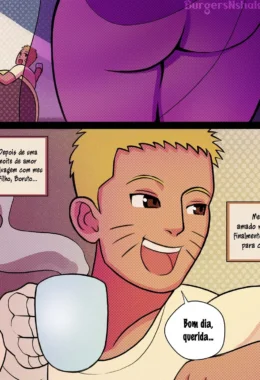 Uma mãe adicta ao membro do próprio filho em HQ proibida de Boruto