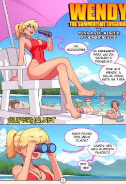 Vadia da Praia: Safada Exibida no Posto de Salvamento