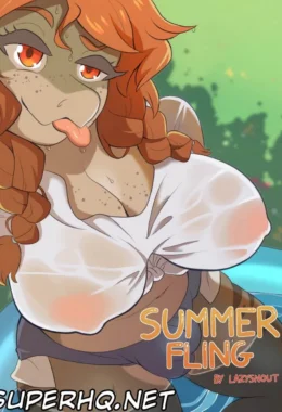 Verão Selvagem: HQ Erótica com Furry e Muito Suor