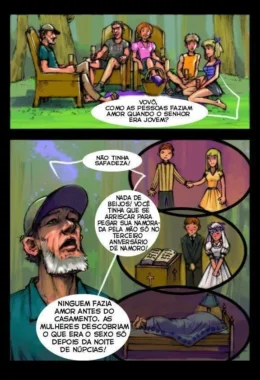 Vovô Tarado Domina Netinhas em Cenas Explícitas de Incesto – HQ Pornô