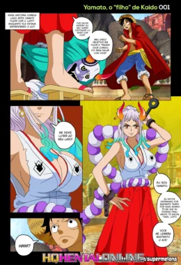 Yamato: A Piranha Que Quer a Rola de Luffy em One Piece Hentai HQ Brasileiro